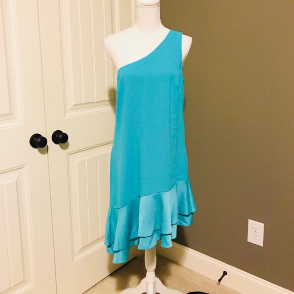 Trina Turk Lunara Asymmetrical hem dress - Picture 4 of 6